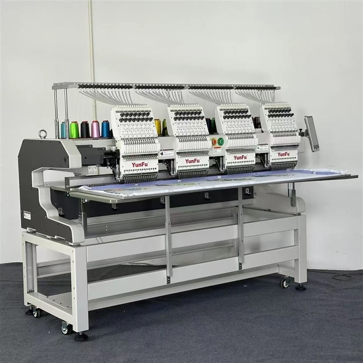 4-head 15 Needles Embroidery Machine For Factory Cap Shirts suppliers